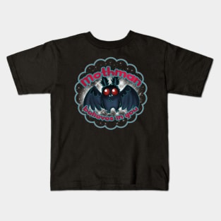 Mothman Believes In You Kids T-Shirt